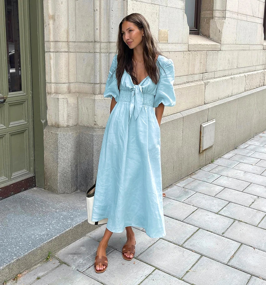 Breezeway Puff A-Line Dress